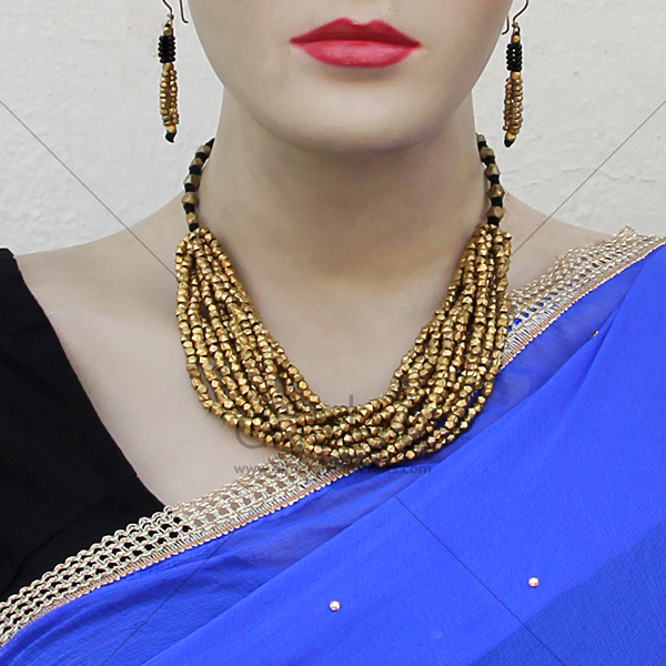 Dhokra Trendy Avanti Set | buy Dhokra jewellery online | Dhokra